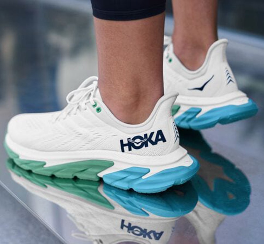 Hoka One One Clifton Edge Löparskor Herr - Vita - ZPCHN-4125